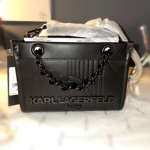 Karl Lagerfeld ParisSavoie Logo Leather Crossbody Bag